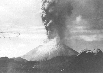 Photograph of Parcutin Volcano, Mexico, 1947